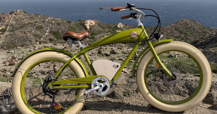 retro elektro bike rayvolt green