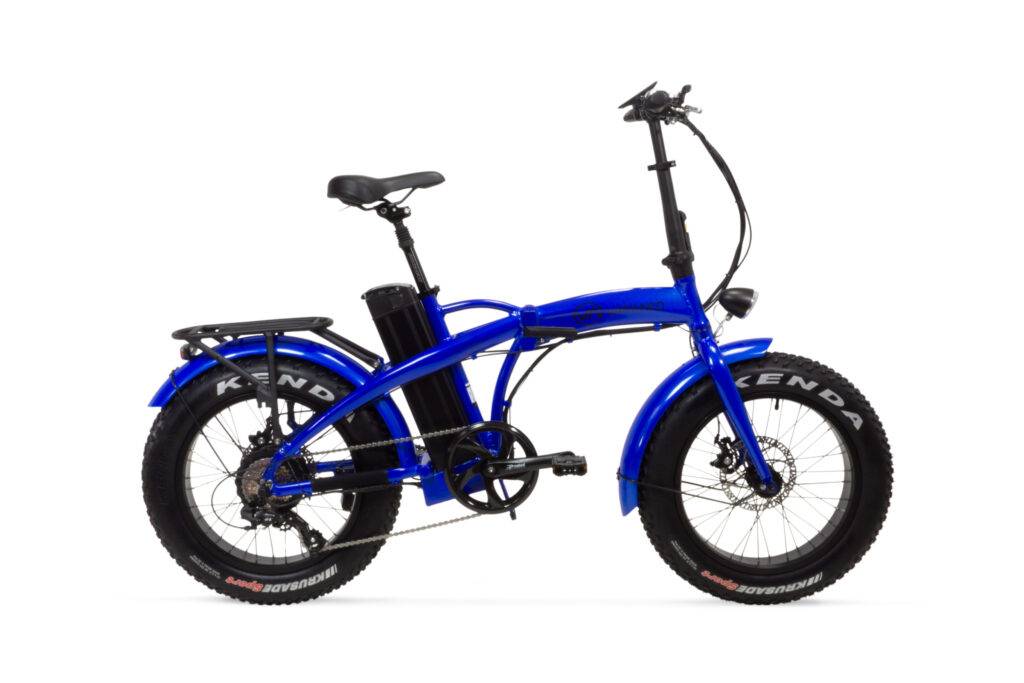 Mestský skladací bicykel varaneo modrý
