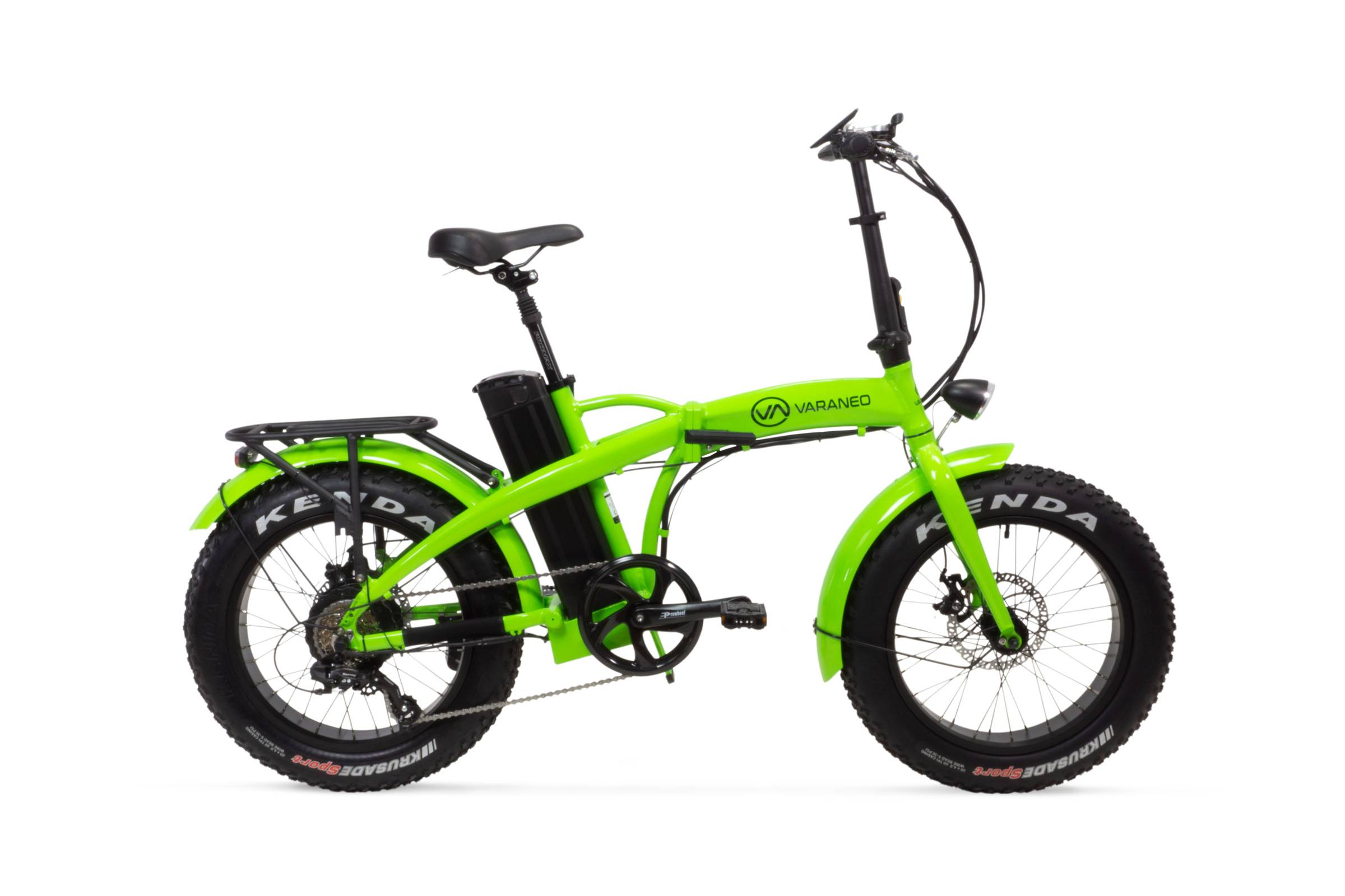 Mestský skladací bicykel varaneo zelený